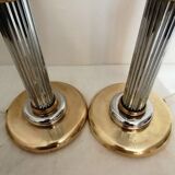 Pair of modernist lamps from the 80s.
