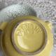 Serviteur 3 cendriers métal doré et scoubidou vintage jasba germany