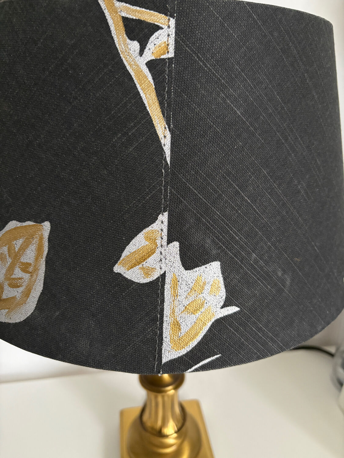 Vintage Mid-Century Brass Table Lamp