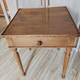 Walnut side table