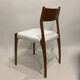 Chaise italienne retapissée bouclette