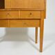 Armoire de placage en chêne original, faite sur commande conception, Tchécoslovaquie années 1980