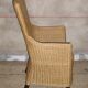 Vintage rattan wicker chair style Lloyd Loom