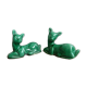 Pair of fawns Saint Clément Art Deco