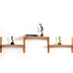 Hg furniture shelf system in oak 1960s