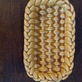 Mustard braided slip pocket emptier