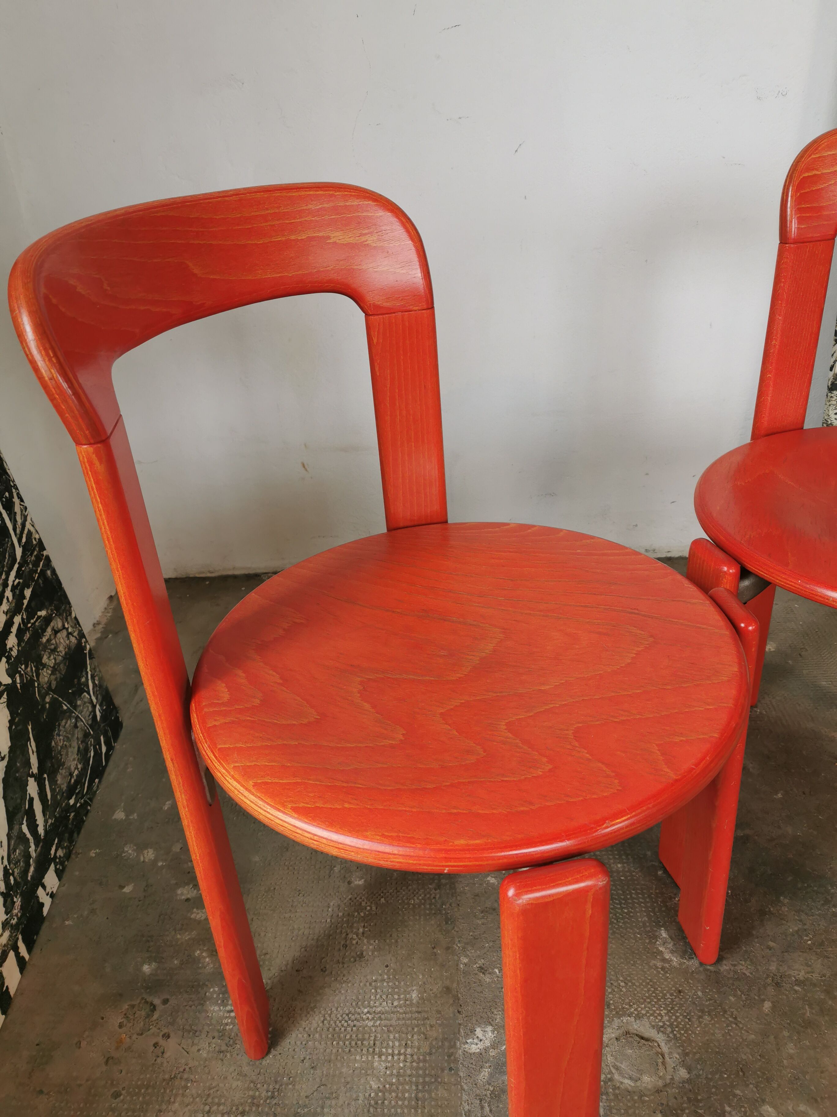 Pair of Rey chairs by Bruno Rey