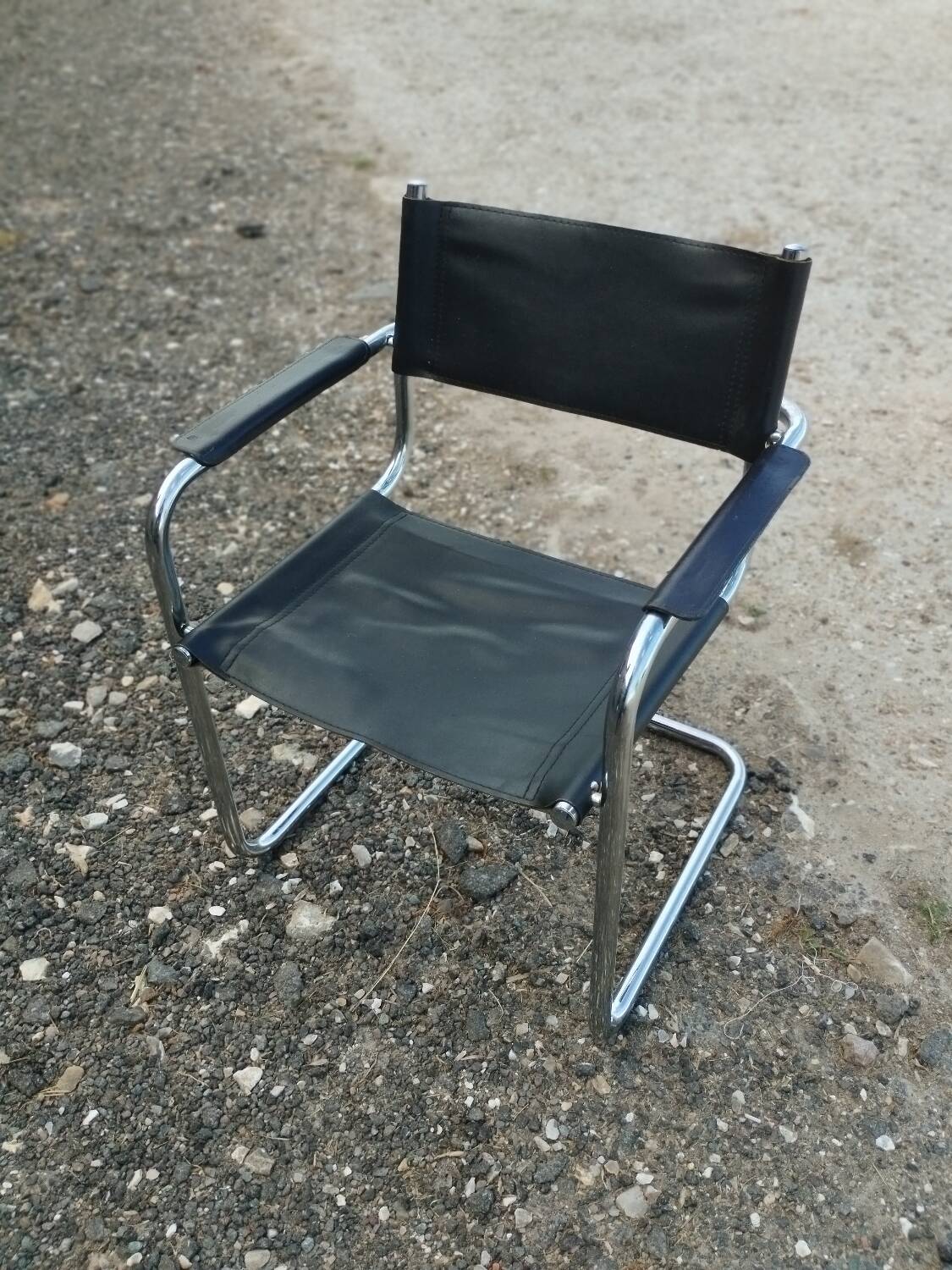 Vintage chair in the style of Marcel Breuer.