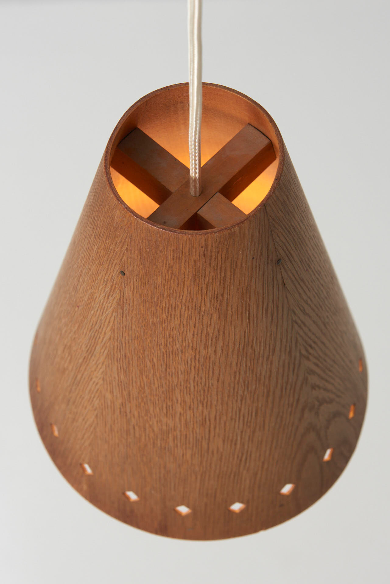 Hanging Lamp Model 565 by Uno & Östen Kristiansson for Luxus, Sweden - 1950's