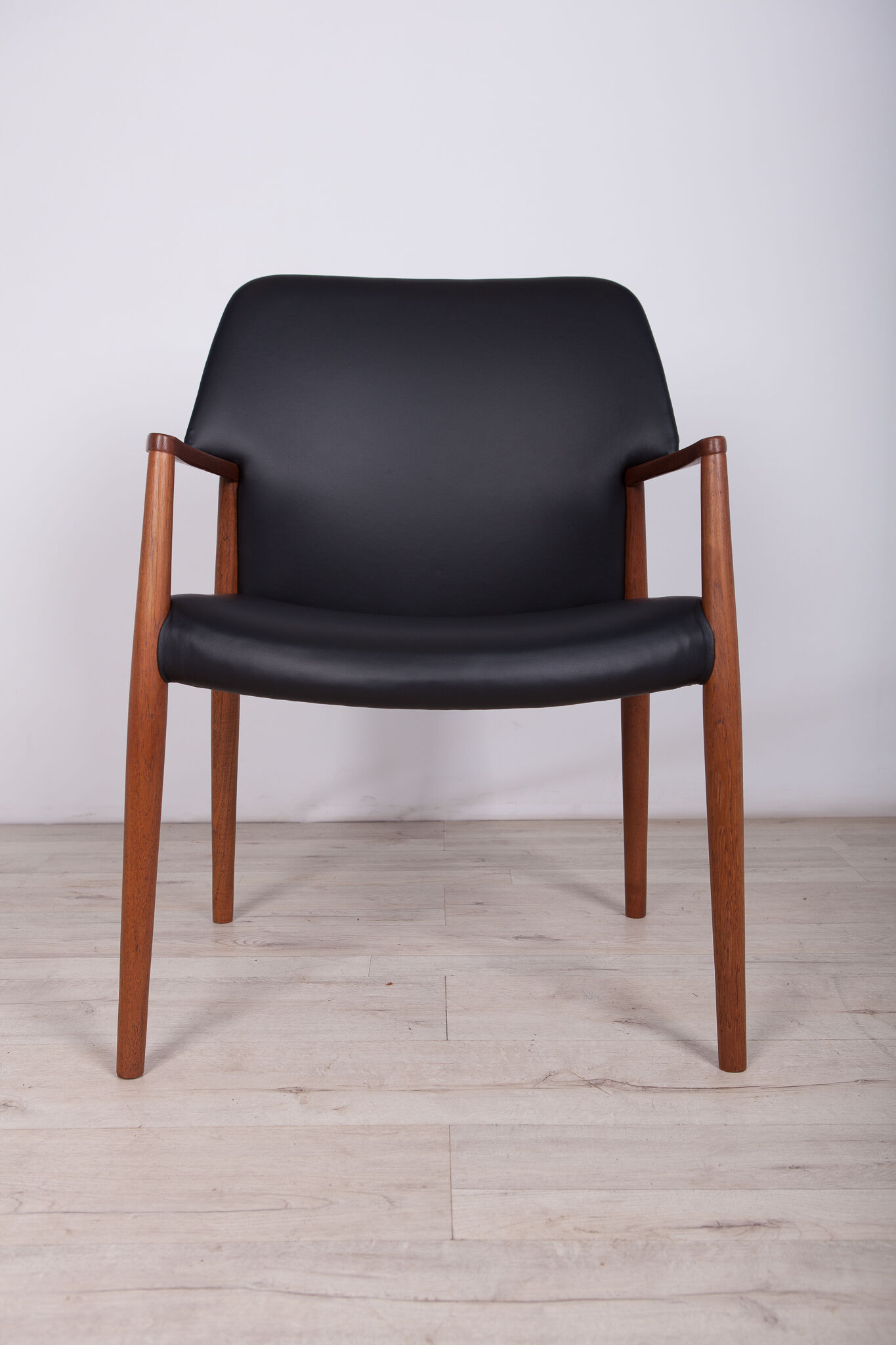 Mid-Century Armchair by A. B. Madsen & E. Larsen for Fritz Hansen, 1950s