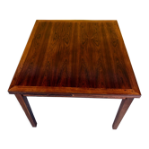 Danish vintage extendable rosewood dining table, 1960s
