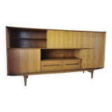 Scandinavian high teak sideboard
