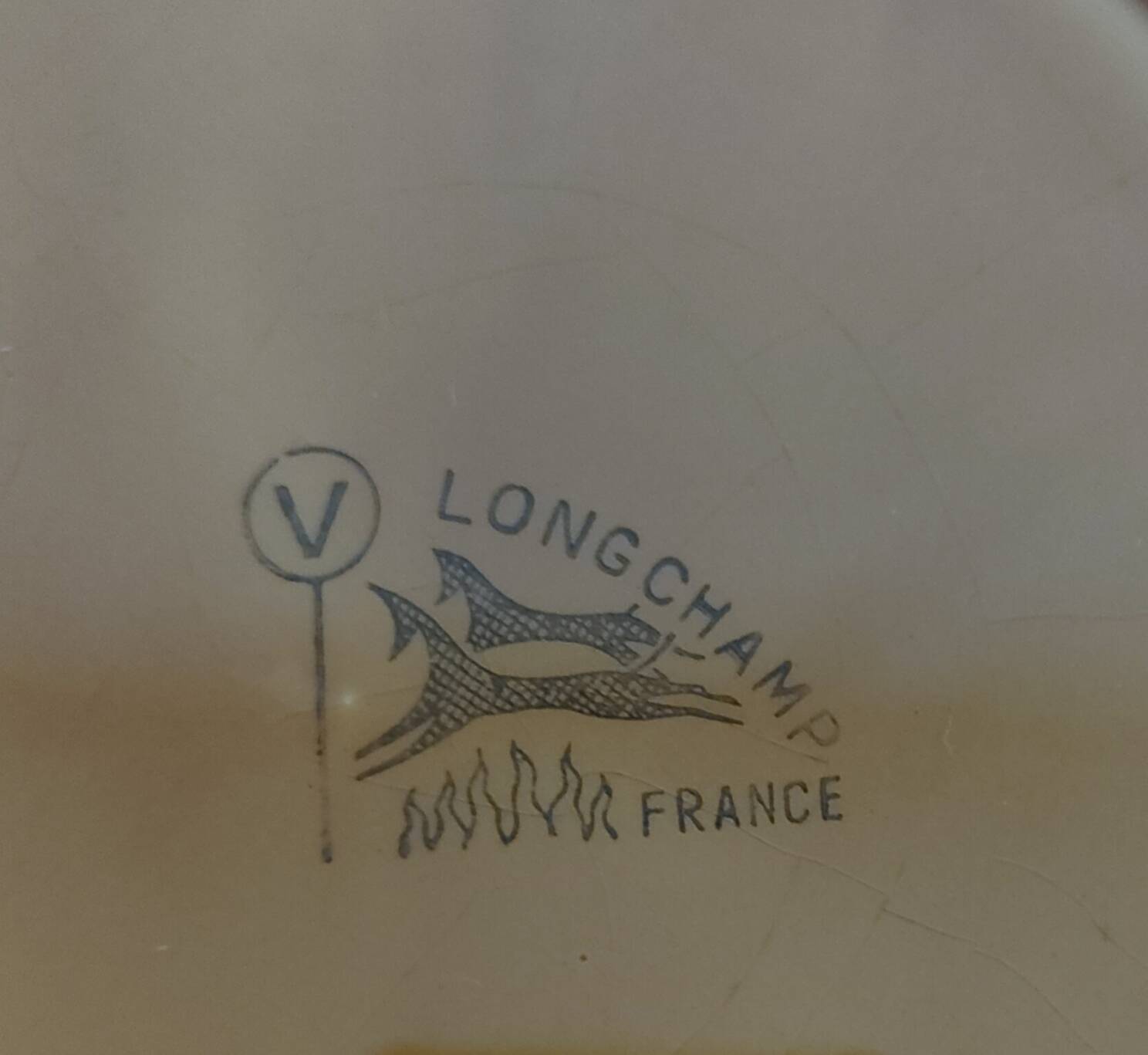 10 assiettes décor poisson par Robert Picault pour Longchamp