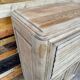 Secretary in sandblasted oak - 1950s