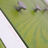 Pair of 5-drawer bedside tables, 1980