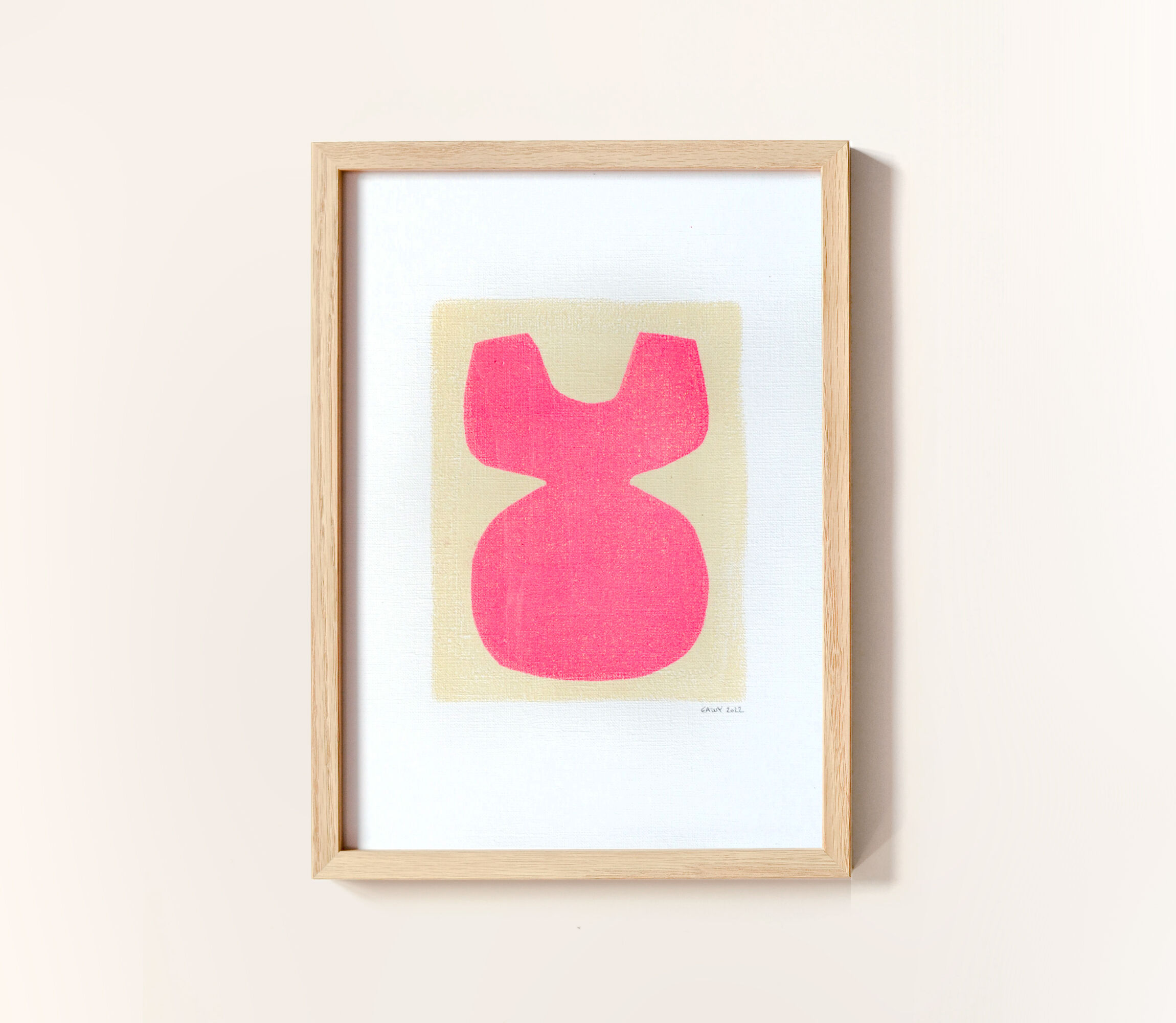 Painting on paper • M689 • signed eawy