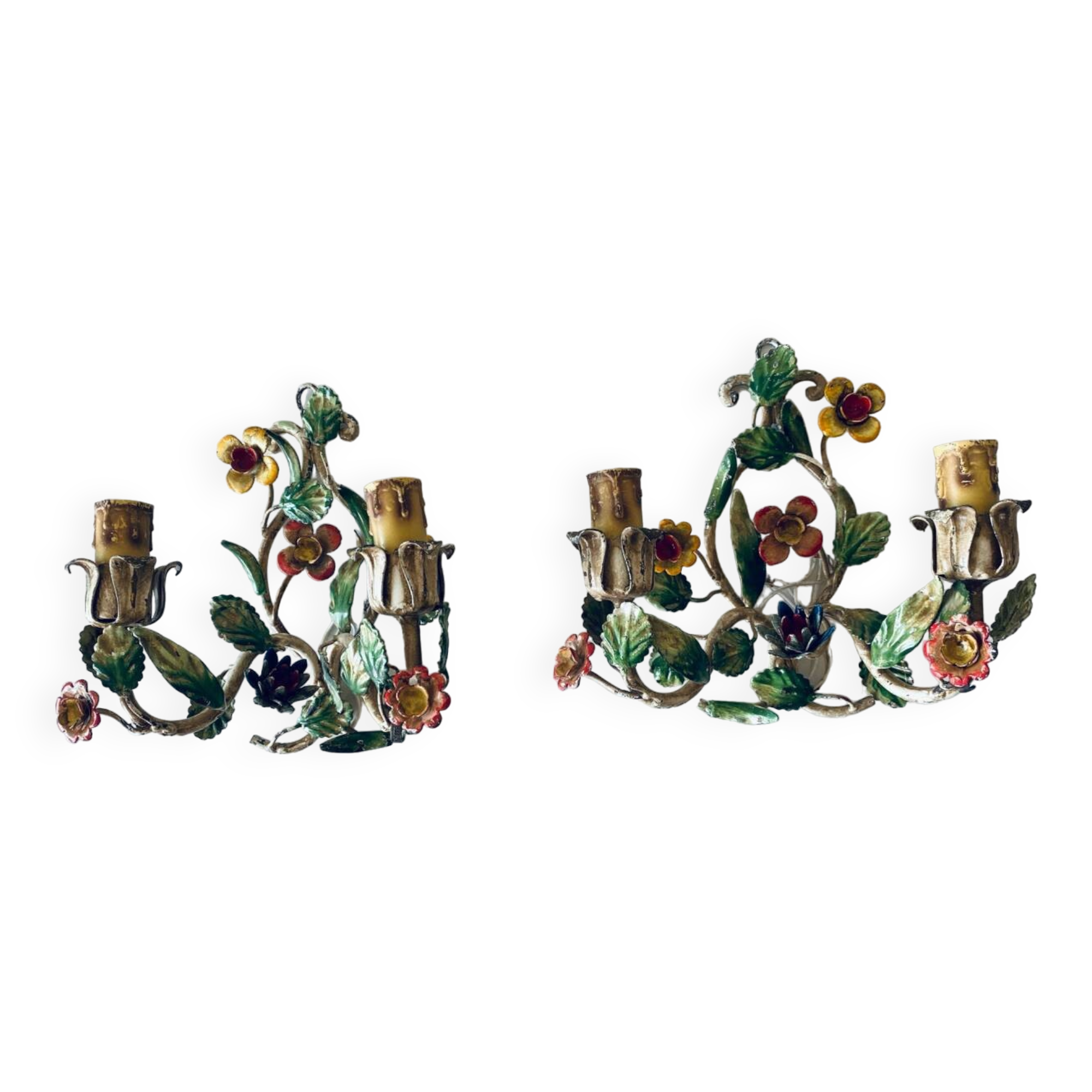 Pair of Italian wall lights