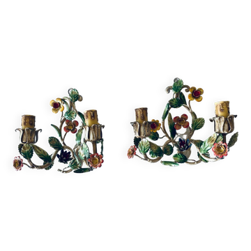 Pair of Italian wall lights