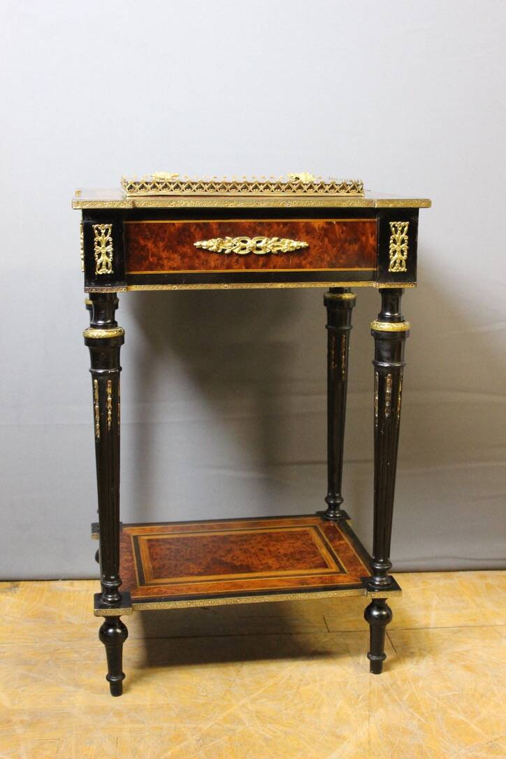 Napoleon III Period Planter In 19th Century Marquetry