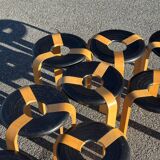 Set of Scandinavian stools TIGESEN SORENSEN