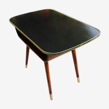 Vintage coffee table on spindly legs