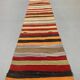 Old Turkish narrow Kilim Runner 347x49 cm shabby chic, vintage kelim