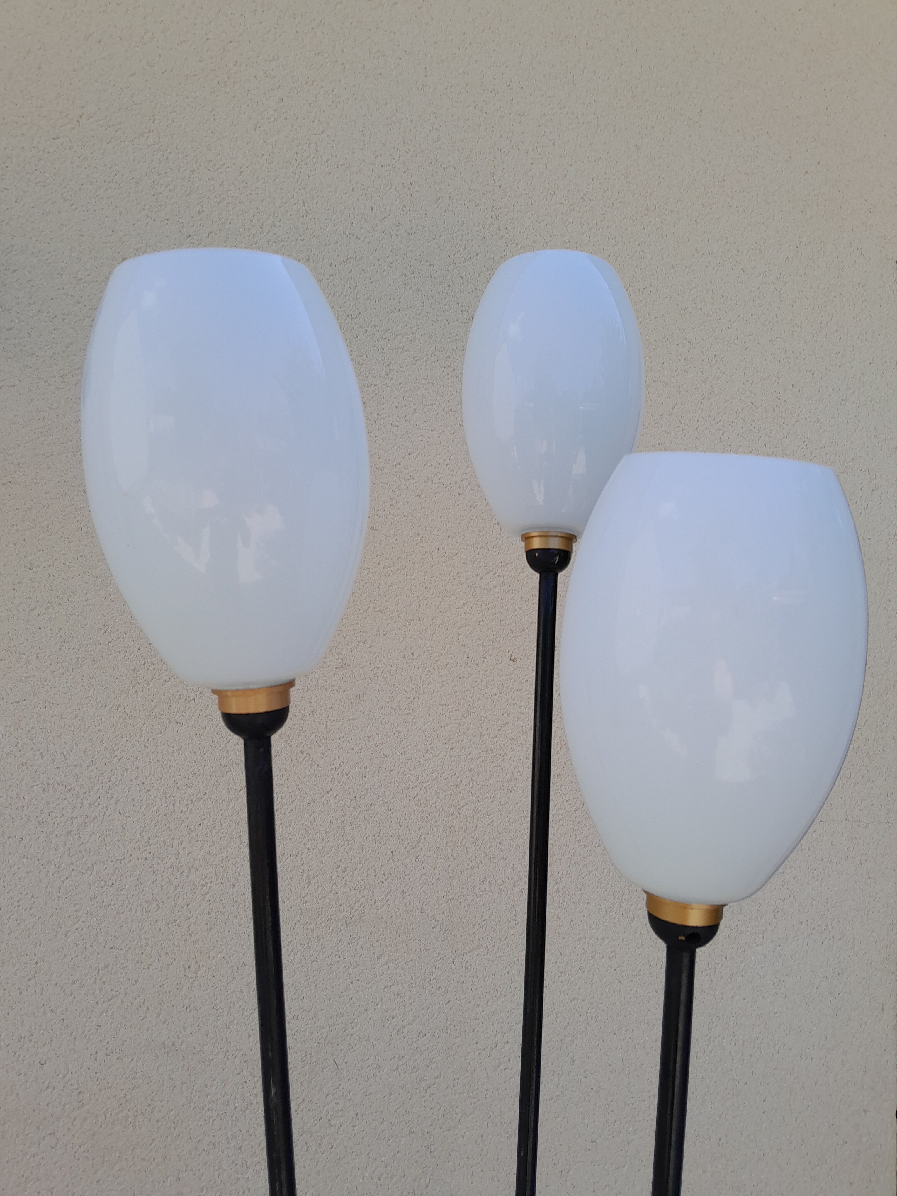 Lampadaire vintage 3 globes