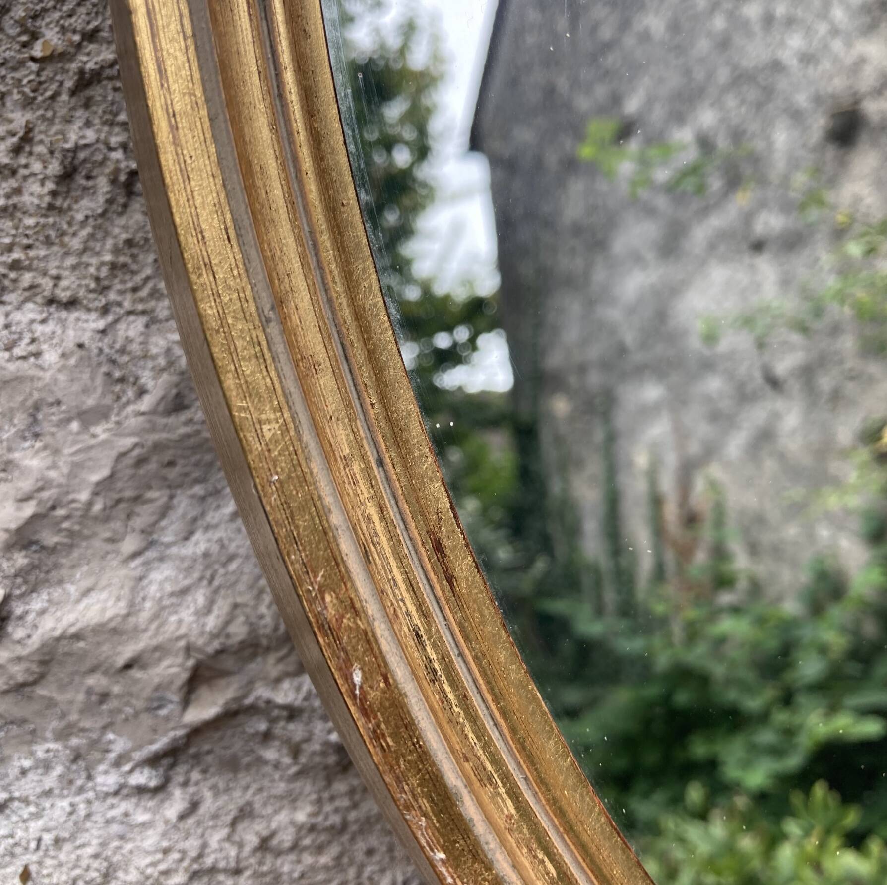 Miroir ancien doré