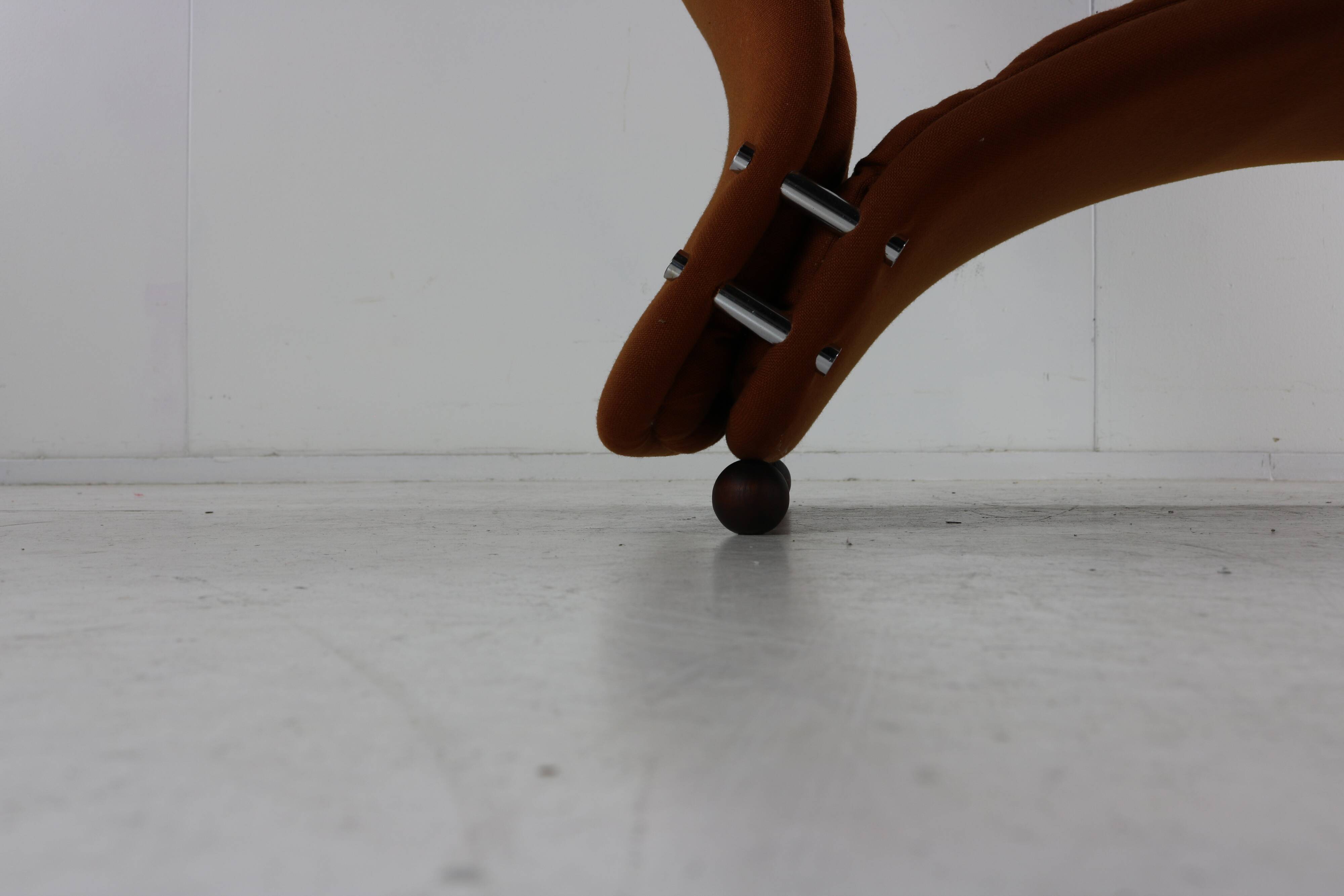 Very special lounge chair by Verner Panton for Fritz Hansen