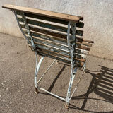 Slatted garden chair