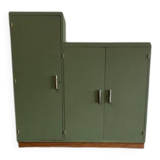 Asymmetrical wardrobe from the 1950s.