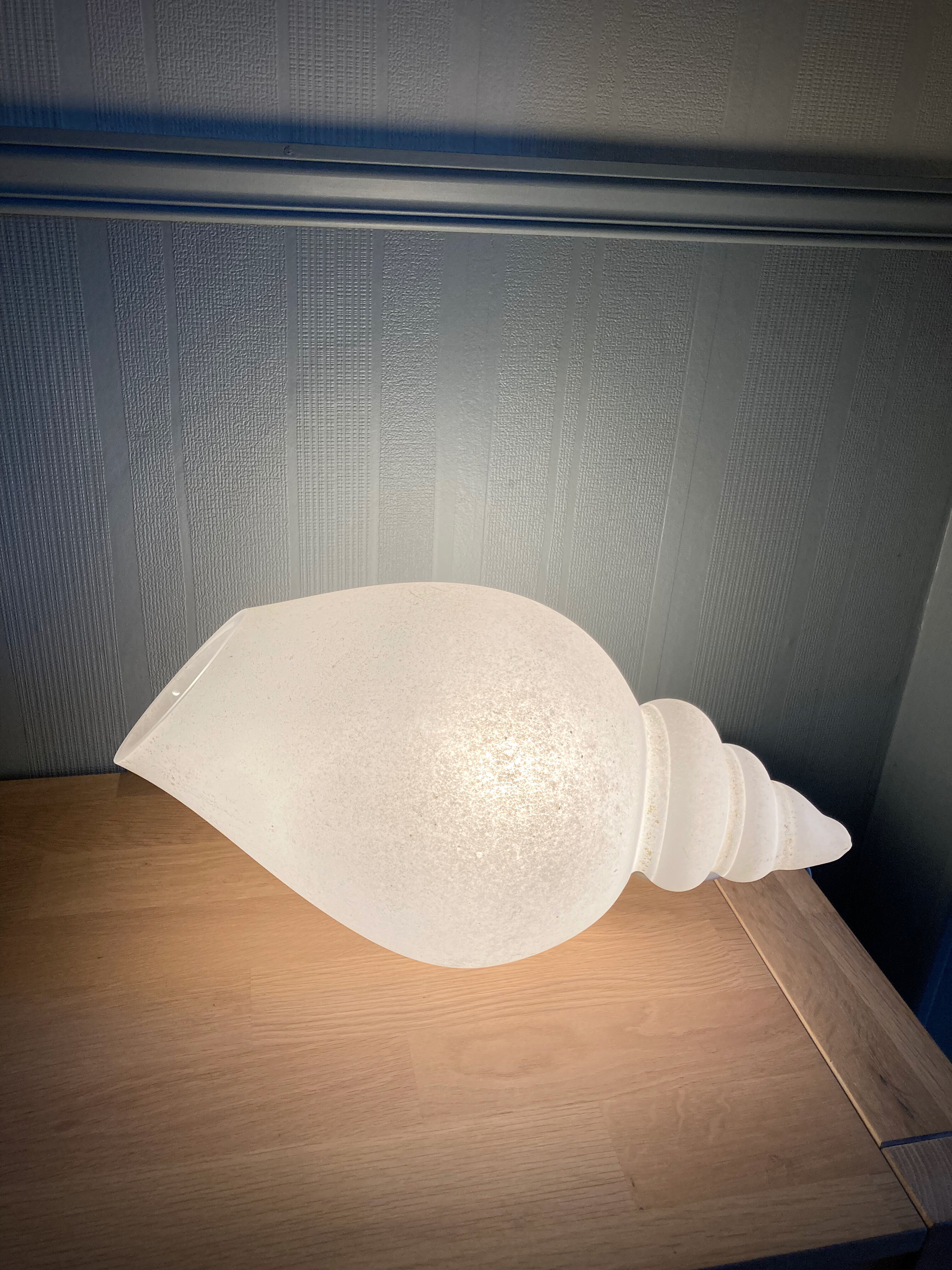 Glass shell lamp