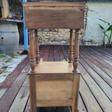 Walnut bedside table