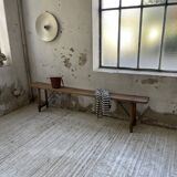 Banc chêne XXL XIXème 280cm