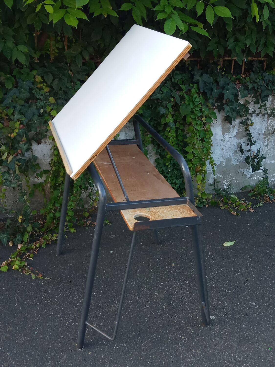 School drawing desk 60s 70s