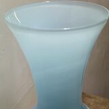 Blue opaline vase
