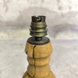 Vintage solid wood table lamp