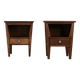 Pair of bedside tables by René Gabriel, Lieuvin. France, 1945