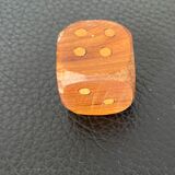 Boite à dés en loupe d'orme