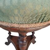 Sgabello a vite da Pianoforte Antico in Noce Inizio '900