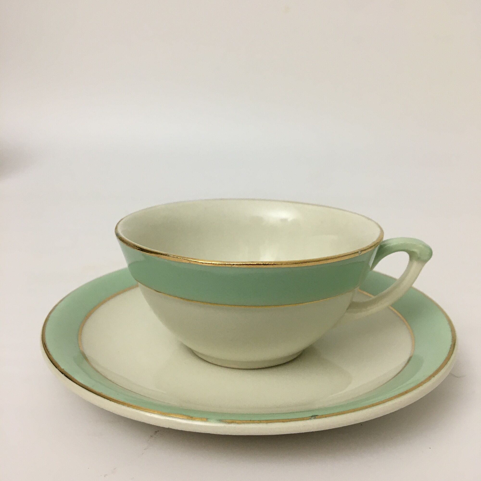 Coffee service stamped "faïencerie d'orchies nord" model "condé"