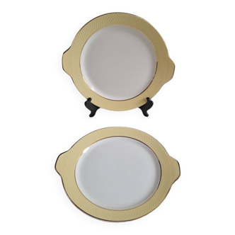 Plate a tart Moulin des Loups.