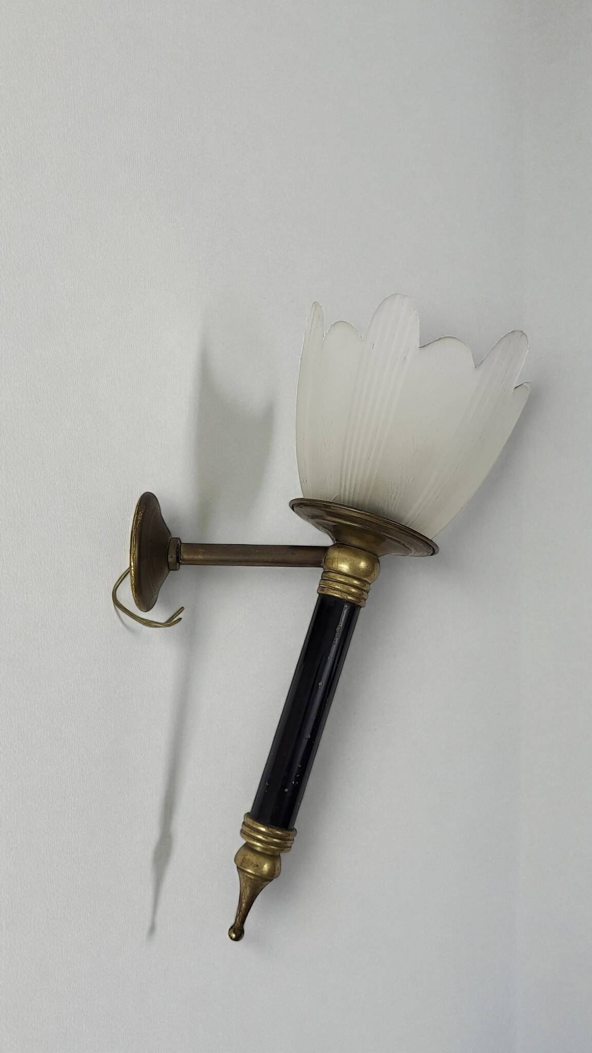 1950s Torch Wall Sconces