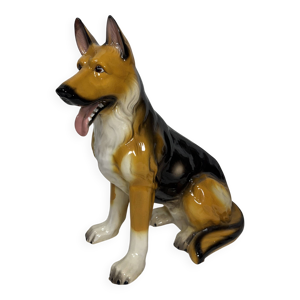 chien en céramique,
