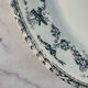Grand plat ovale en terre de fer 41x27cm