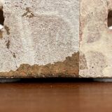 Klaus Lehmann, Cubist art sculpture in postmodern German brutalist ceramic Studio Pottery no. 337 81, 1981