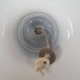 Industrial enameled sheet metal hanging bowl