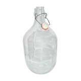 5L glass bottle with stirrup cap