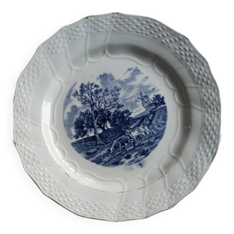 Assiettes décorées delft