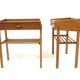 2 tables de chevets scandinaves en teck, Suède, 1960